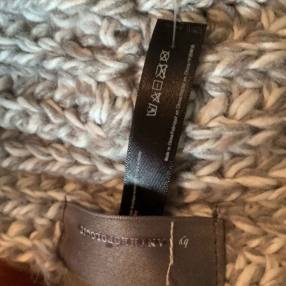 - Anthropologie fringe pocket Scarf New without tags
